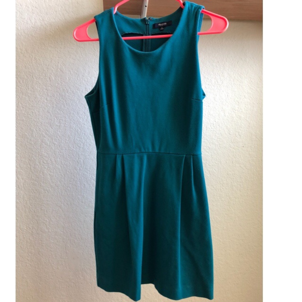 Madewell turquoise dress with pockets!